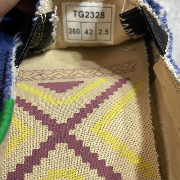 Fashion Women’s Canvas Moccasins Navy Size 9m - Picture 8 of 9